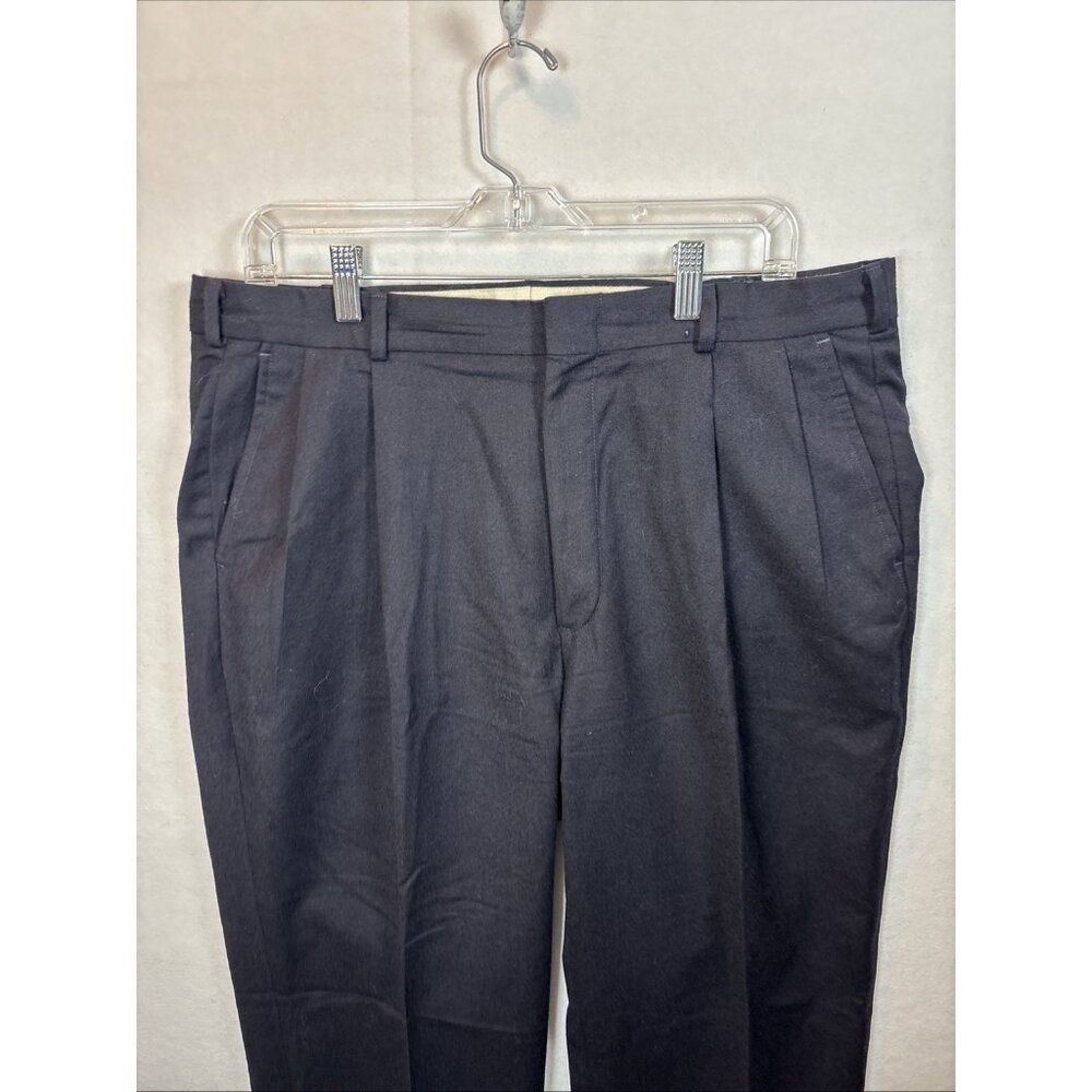Vintage Polo Ralph Lauren Pants Mens 36x31Blue Preppy Wool Trousers‎ Classic 90s